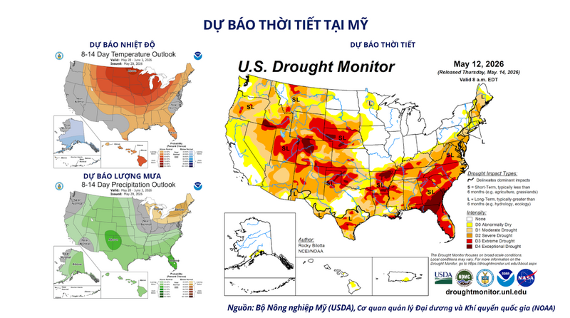 Dự báo thời tiết tại Mỹ
