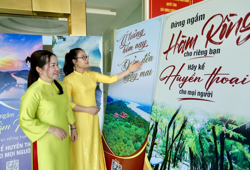 UBND phường Hàm Rồng tổ chức các cuộc thi: “Ảnh đẹp Hàm Rồng”, “Sáng tác logo biểu trưng Hàm Rồng” và “Ý tưởng phát triển du lịch và sáng tạo sản phẩm du lịch Hàm Rồng”. Ảnh: Ngô Nhung