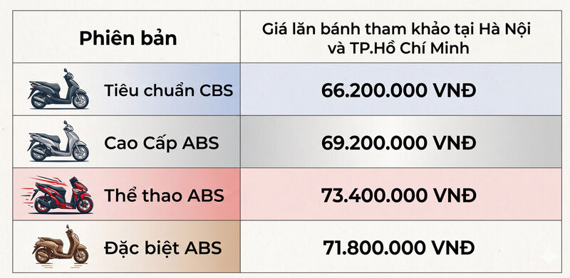 Nguồn: giaxe.2banh.vn