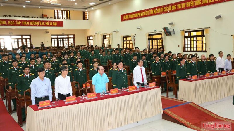 Quang cảnh tại buổi lễ.