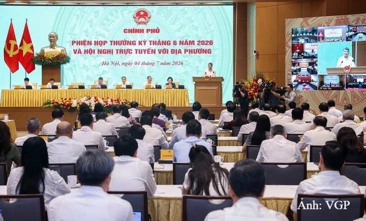 Phiên họp Chính phủ thường kỳ tháng 6/2026 và Hội nghị trực tuyến Chính phủ với các địa phương