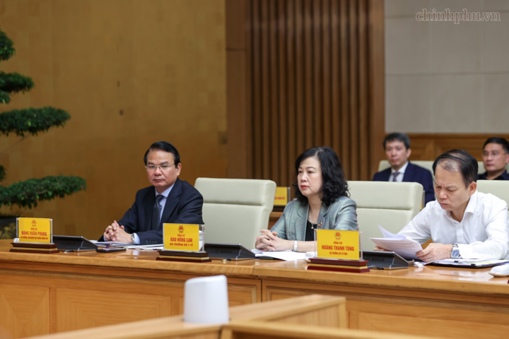 Lãnh đạo các bộ, ngành tham dự Hội nghị - Ảnh: chinhphu.vn/Nhật Bắc
