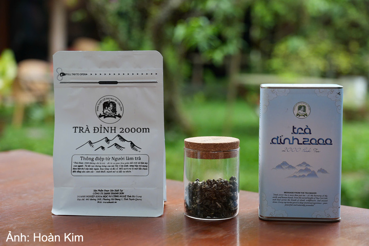 Sản phẩm Trà Cụ Thành từ vùng chè Tây Côn Lĩnh.