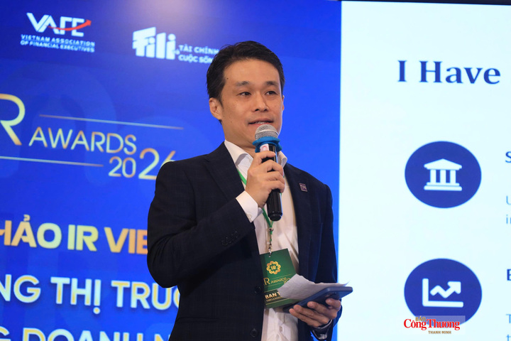 Ông Darren Wang, Giám đốc Truyền thông Nhà đầu tư và Phát triển Chuyên môn tại Viện Quan hệ Nhà đầu tư Đài Loan (Trung Quốc).
