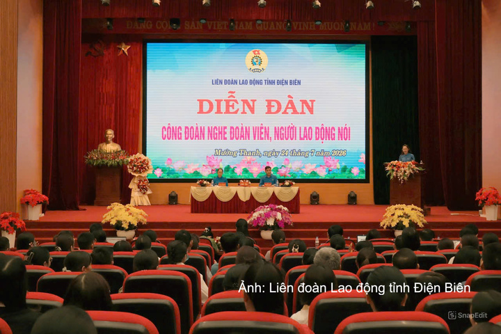 Liên đoàn Lao động tỉnh Điện Biên tổ chức Diễn đàn “Tháng nghe đoàn viên, người lao động nói”.