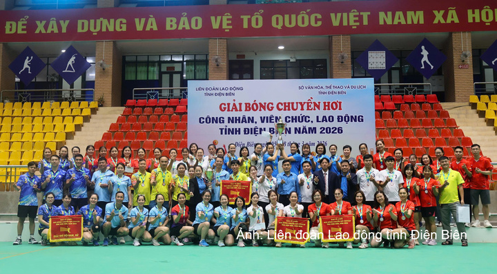 Các hoạt động văn hóa, văn nghệ, thể dục thể thao được Liên đoàn Lao động tỉnh Điện Biên tổ chức rộng khắp.