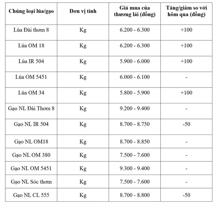 Bảng giá mang tính tham khảo.