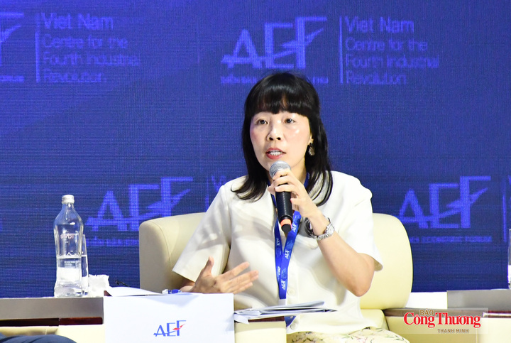 Bà Phạm Quỳnh Mai, Phó Vụ trưởng Vụ Thị trường nước ngoài và Thương mại đa biên (Bộ Công Thương).